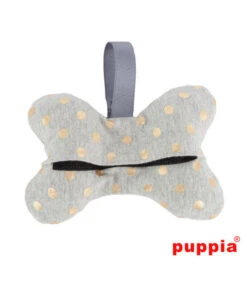 Puppia Puppia Modern Dotty Waste Bag Dispenser Grey -Hondenmode puppia modern dotty waste bag dispenser grey 1