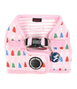 Puppia Puppia Mollie Harness Model B Pink -Hondenmode puppia mollie harness model b pink 2
