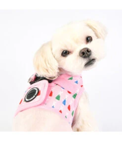 Puppia Puppia Mollie Harness Model B Pink -Hondenmode puppia mollie harness model b pink 3