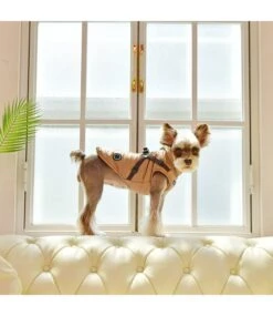 Puppia Puppia Mountaineer Jacket Harness Beige -Hondenmode puppia mountaineer jacket harness beige 4