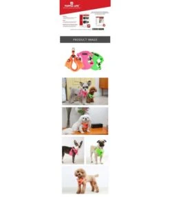 Puppia Puppia Neon Soft Harness Model C Green -Hondenmode puppia neon soft harness model c green 3