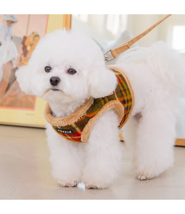 Puppia Puppia Norman Vest Harness Model B Beige 5 Puppia Puppia Norman Vest Harness Model B Beige - Afbeelding 3