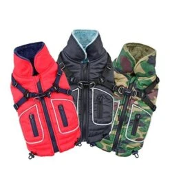 Puppia Puppia Pioneer Jacket Black -Hondenmode puppia pioneer jacket black 3