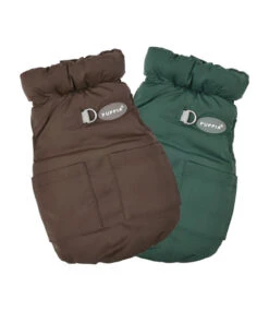 Puppia Puppia Puffer Vest Harness Jumper Brown -Hondenmode puppia puffer vest harness jumper brown 3