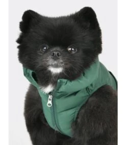 Puppia Puppia Puffer Vest Harness Jumper Green -Hondenmode puppia puffer vest harness jumper green 3
