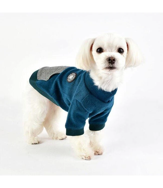 Puppia Puppia Rezso Hoodie Teal 6 Puppia Puppia Rezso Hoodie Teal - Afbeelding 4