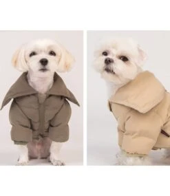 Puppia Puppia Sailor Collar Harness Jumper Khaki -Hondenmode puppia sailor collar harness jumper khaki 5