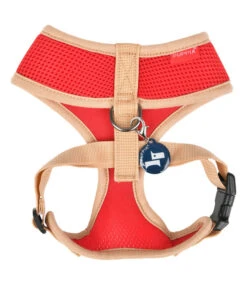 Puppia Puppia Soft Harness II Model A Red -Hondenmode puppia soft harness ii model a red 1