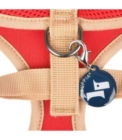 Puppia Puppia Soft Harness II Model A Red -Hondenmode puppia soft harness ii model a red 3