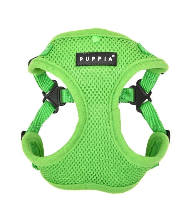 Puppia Puppia Soft Harness Model C Green 3 Puppia Puppia Soft Harness Model C Green