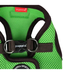 Puppia Puppia Soft Vest Harness II Model B Green -Hondenmode puppia soft vest harness ii model b green 3