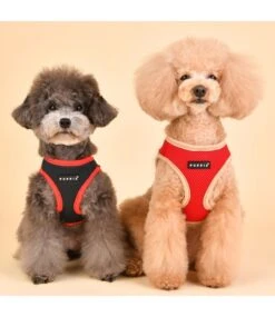 Puppia Puppia Soft Vest Harness II Model B Grey -Hondenmode puppia soft vest harness ii model b grey 7