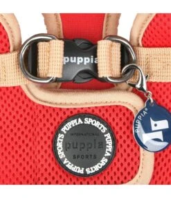 Puppia Puppia Soft Vest Harness II Model B Red -Hondenmode puppia soft vest harness ii model b red 5