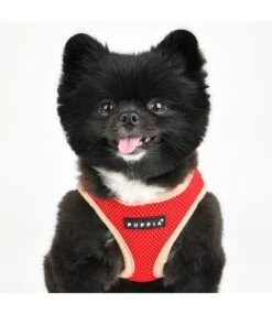 Puppia Puppia Soft Vest Harness II Model B Red -Hondenmode puppia soft vest harness ii model b red 7