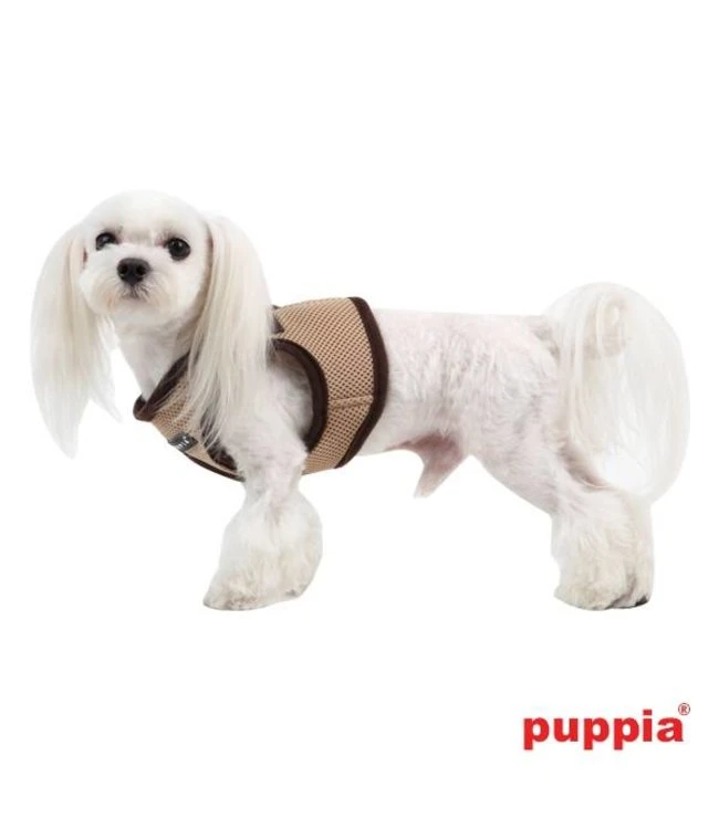 Puppia Puppia Soft Vest Harness Model B Beige 4 Puppia Puppia Soft Vest Harness Model B Beige - Afbeelding 2
