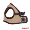 Puppia Puppia Soft Vest Harness Model B Beige 1 Puppia Puppia Soft Vest Harness Model B Beige -Hondenmode puppia soft vest harness model b beige