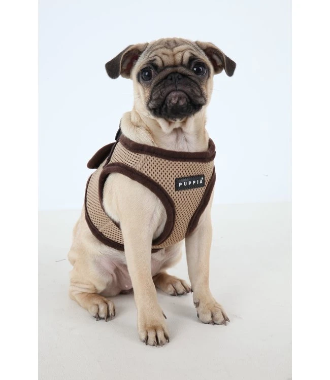 Puppia Puppia Soft Vest Harness Model B Beige 6 Puppia Puppia Soft Vest Harness Model B Beige - Afbeelding 4