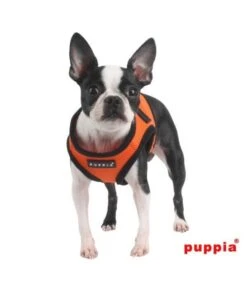 Puppia Puppia Soft Vest Harness Model B Orange 7 Puppia Puppia Soft Vest Harness Model B Orange -Hondenmode puppia soft vest harness model b orange 2