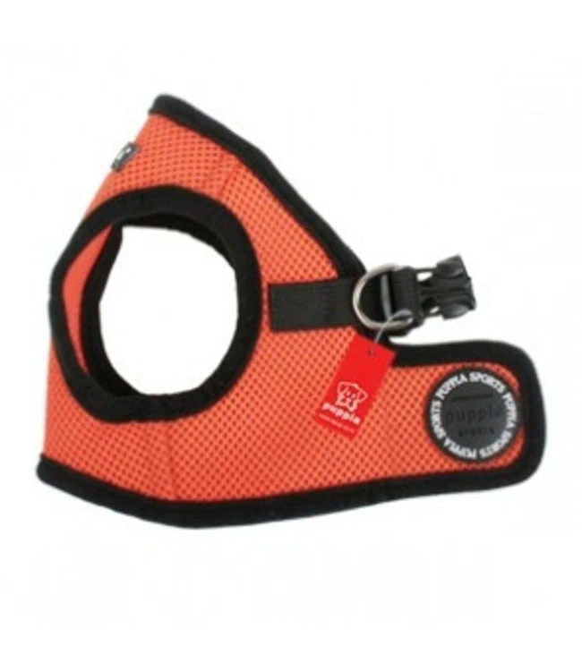 Puppia Puppia Soft Vest Harness Model B Orange 3 Puppia Puppia Soft Vest Harness Model B Orange