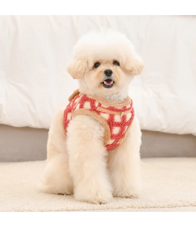 Puppia Puppia Stefan Vest Harness Model B Coral 8 Puppia Puppia Stefan Vest Harness Model B Coral - Afbeelding 6