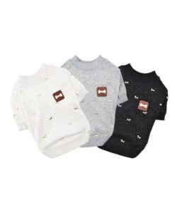 Puppia Puppia Sweater Gia II Ivory -Hondenmode puppia sweater gia ii ivory 1