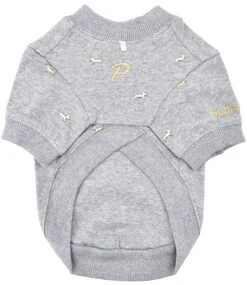 Puppia Puppia Sweater Gia II Melange Grey -Hondenmode puppia sweater gia ii melange grey 1