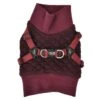 Puppia Puppia Sweater Harness J Gaspar Wine -Hondenmode puppia sweater harness j gaspar wine