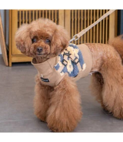 Puppia Puppia Sweater Harness J Ren Beige 8 Puppia Puppia Sweater Harness J Ren Beige -Hondenmode puppia sweater harness j ren beige 2