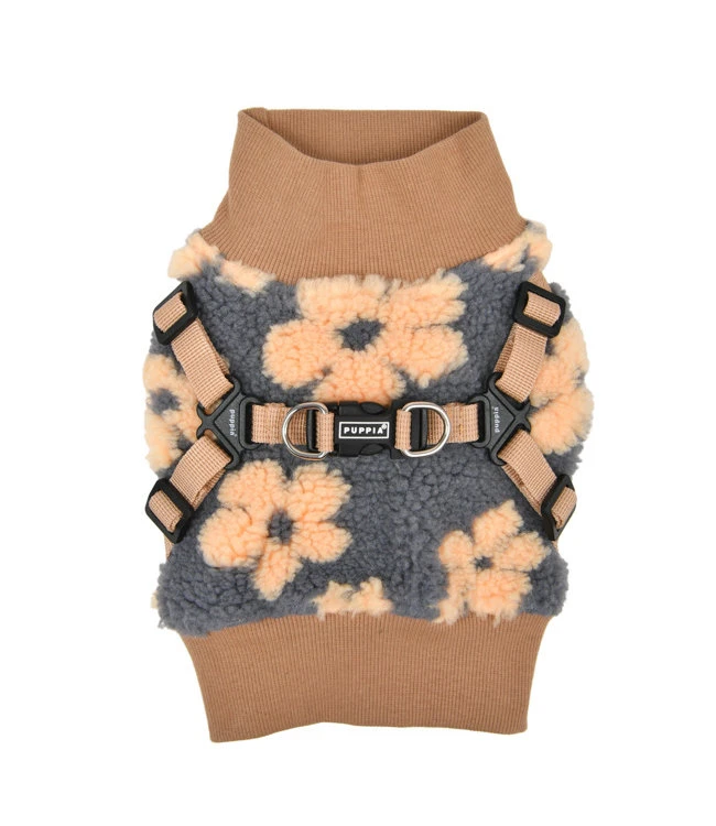 Puppia Puppia Sweater Harness J Ren Beige 3 Puppia Puppia Sweater Harness J Ren Beige