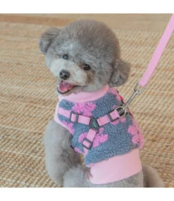 Puppia Puppia Sweater Harness J Ren Pink 8 Puppia Puppia Sweater Harness J Ren Pink -Hondenmode puppia sweater harness j ren pink 2