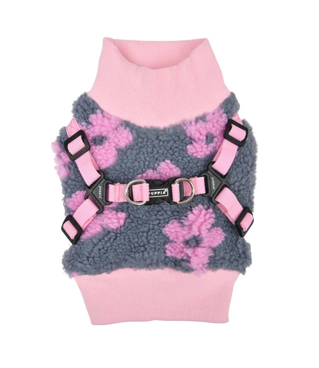Puppia Puppia Sweater Harness J Ren Pink 3 Puppia Puppia Sweater Harness J Ren Pink