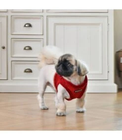 Puppia Puppia Terry Harness Model B Wine -Hondenmode puppia terry harness model b wine 5