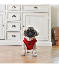 Puppia Puppia Terry Harness Model B Wine -Hondenmode puppia terry harness model b wine 6