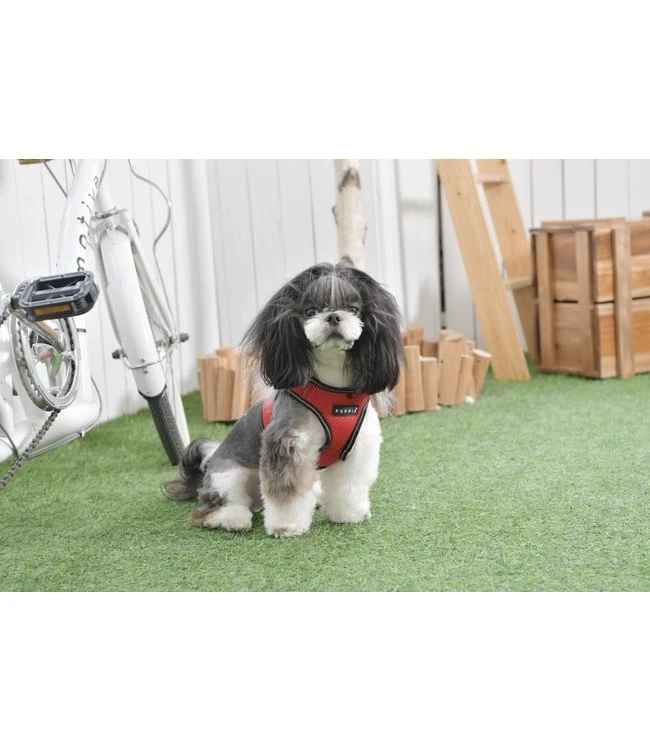 Puppia Puppia Thermal Soft Harness Model B Red 6 Puppia Puppia Thermal Soft Harness Model B Red - Afbeelding 4