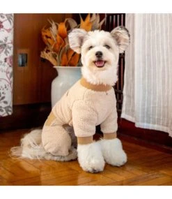 Puppia Puppia Titus Onesie Beige -Hondenmode puppia titus onesie beige 4