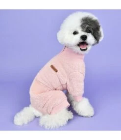 Puppia Puppia Titus Onesie Pink -Hondenmode puppia titus onesie pink 4