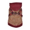 Puppia Puppia Vale Jacket Harness Burgundy -Hondenmode puppia vale jacket harness burgundy