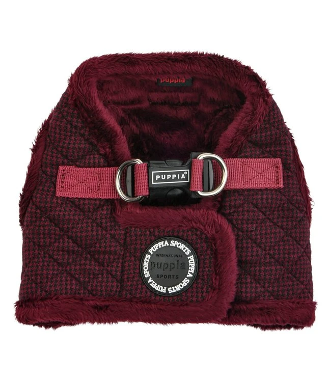 Puppia Puppia Vest Harness B Gaspar Wine 4 Puppia Puppia Vest Harness B Gaspar Wine - Afbeelding 2