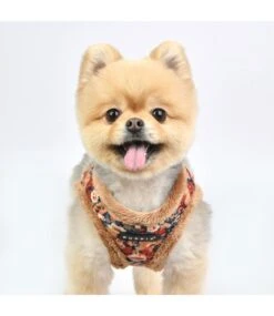 Puppia Puppia Vest Harness B Gianni Beige -Hondenmode puppia vest harness b gianni beige 4