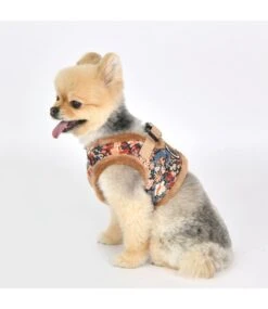 Puppia Puppia Vest Harness B Gianni Beige -Hondenmode puppia vest harness b gianni beige 5