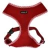 Puppia Puppia Vivien Check Harness Model A Wine -Hondenmode puppia vivien check harness model a wine
