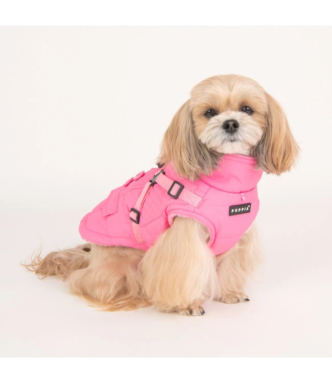 Puppia Puppia Wilkes Jacket Harness Pink 5 Puppia Puppia Wilkes Jacket Harness Pink - Afbeelding 3