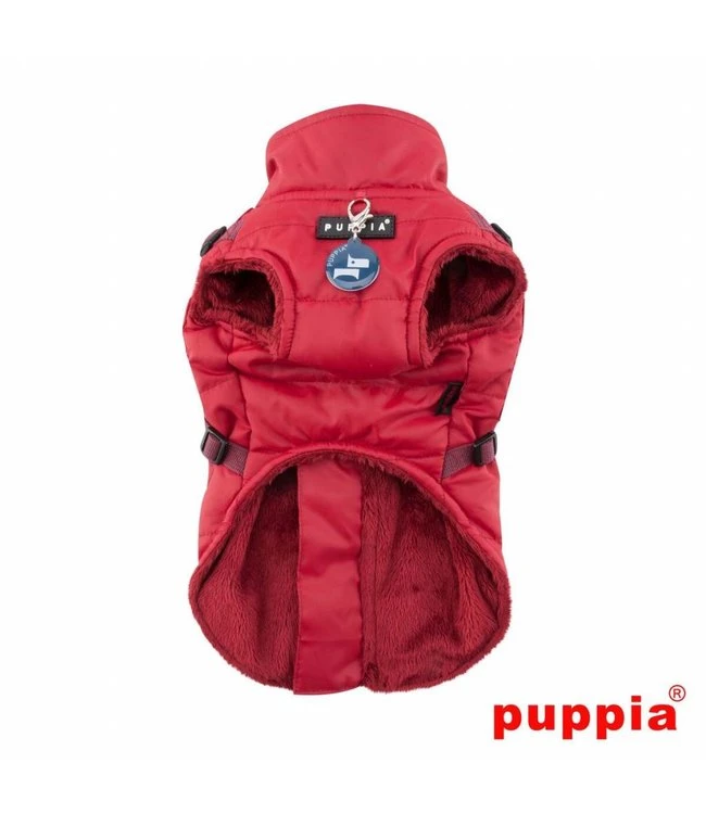 Puppia Puppia Wilkes Jacket Harness Wine 4 Puppia Puppia Wilkes Jacket Harness Wine - Afbeelding 2