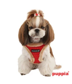 Puppia Puppia Yuppie Vest Harness Model B Red 9 Puppia Puppia Yuppie Vest Harness Model B Red -Hondenmode puppia yuppie vest harness model b red 3