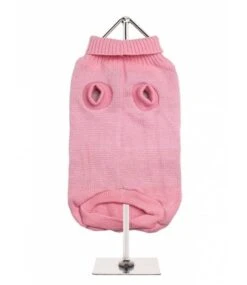 Urban Pup Urban Pup Baby Pink / Grey Argyle Sweater -Hondenmode urban pup baby pink grey argyle sweater 1