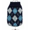 Urban Pup Urban Pup Blue Argyle Sweater -Hondenmode urban pup blue argyle sweater