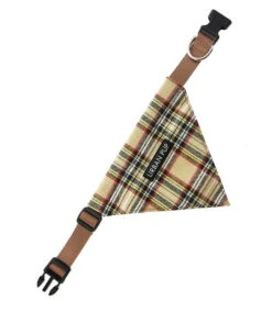 Urban Pup Urban Pup Brown Tartan Bandana -Hondenmode urban pup brown tartan bandana 1