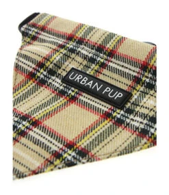 Urban Pup Urban Pup Brown Tartan Bandana -Hondenmode urban pup brown tartan bandana 2