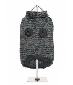 Urban Pup Urban Pup Charcoal Grey / Red Argyle Sweater -Hondenmode urban pup charcoal grey red argyle sweater 1