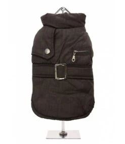 Urban Pup Urban Pup Chestnut Brown Fleece-Lined Jacket ALLEEN MEDIUM EN SMALL